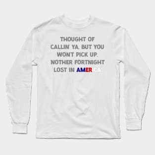 fortnight lost in america Long Sleeve T-Shirt